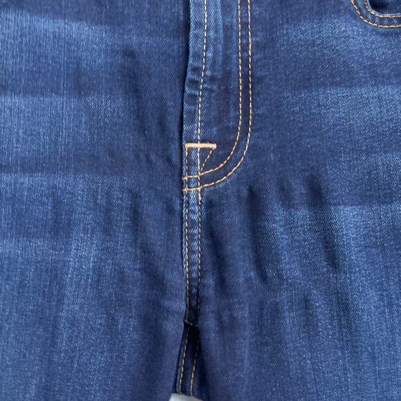 7 For All Mankind B(air) Stretch Skinny Ankle Jeans Dark Wash Mid Rise Womens 25 - Picture 4 of 9